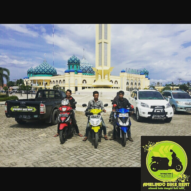 Sewa rental motor bulanan banjarmasin - amelindo bike rent - asep